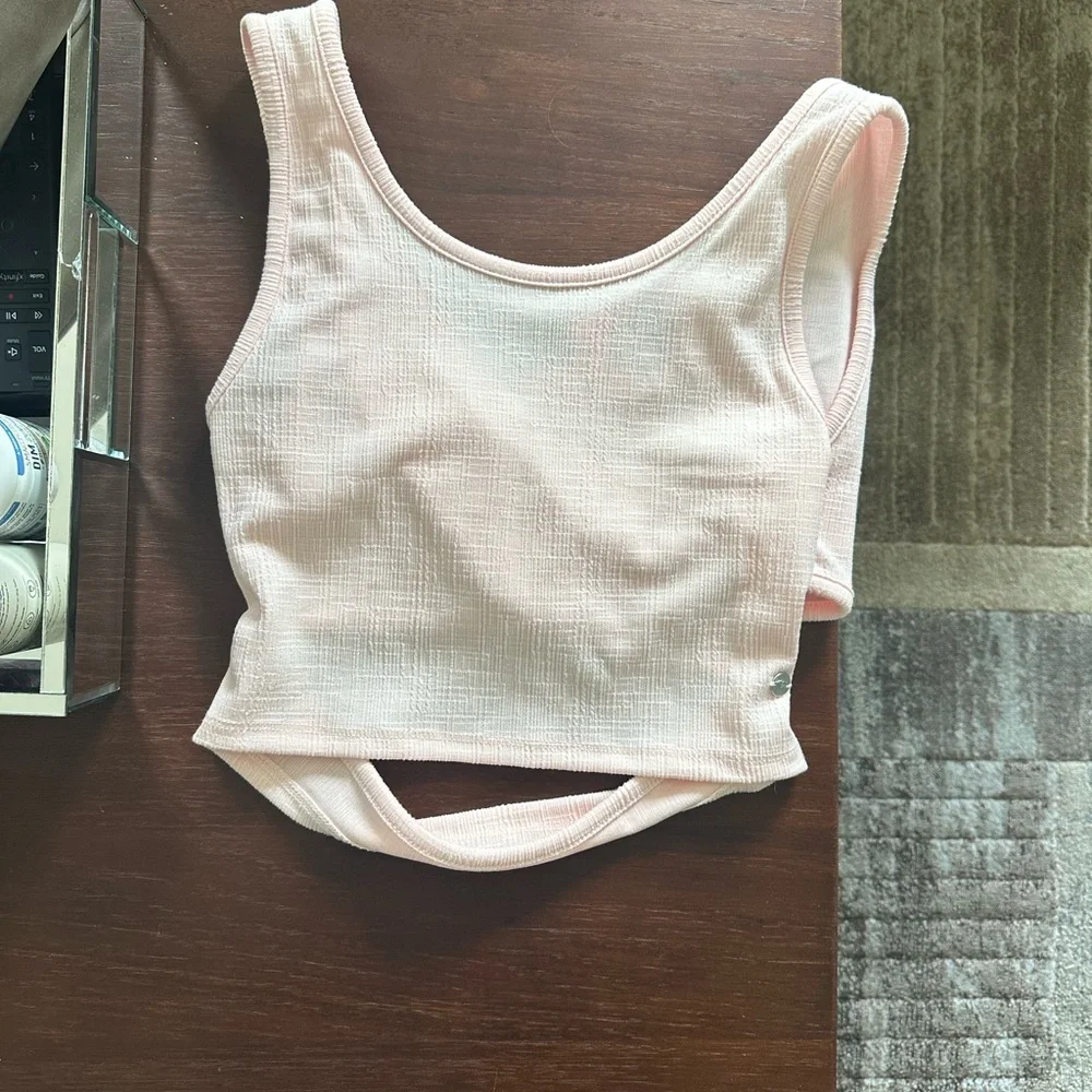 NWT Ribbed Pink Roxy Tank - Picture 3 of 7